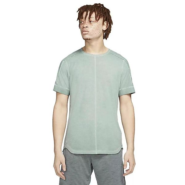 Nike Yoga Specialty Dyed Kurzarm T-shirt XL Galactic Jade / Gray günstig online kaufen