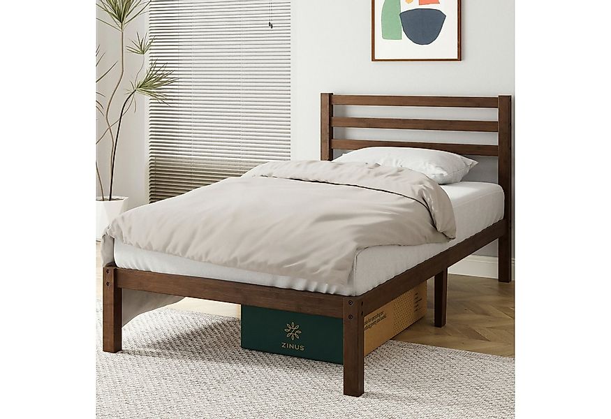 ZINUS Massivholzbett Leni (Packung, 1-tlg., aus nachhaltigem Bambusholz, Br günstig online kaufen