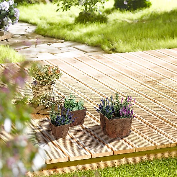 relaxdays Blumentopf 3er Set günstig online kaufen