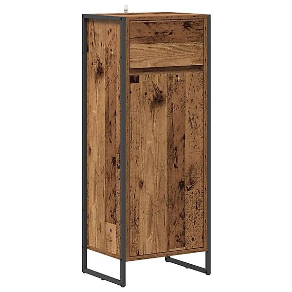vidaXL Badezimmerschrank Altholz 40 x 30 x 100 cm Holzwerkstoff 886502 günstig online kaufen