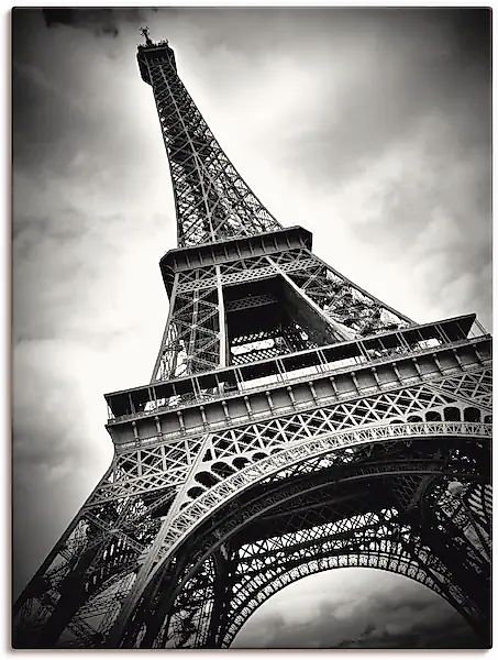 Artland Wandbild »Eiffelturm Paris« Gebäude 1 Stk. tlg. als Leinwandbild, P günstig online kaufen