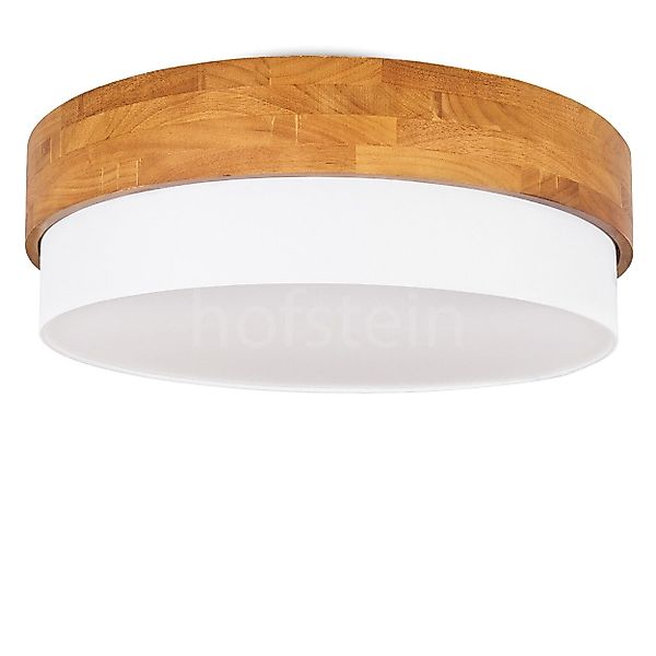 hofstein Deckenleuchte »Campitello« Deckenlampe aus Metall/Holz/Stoff, günstig online kaufen