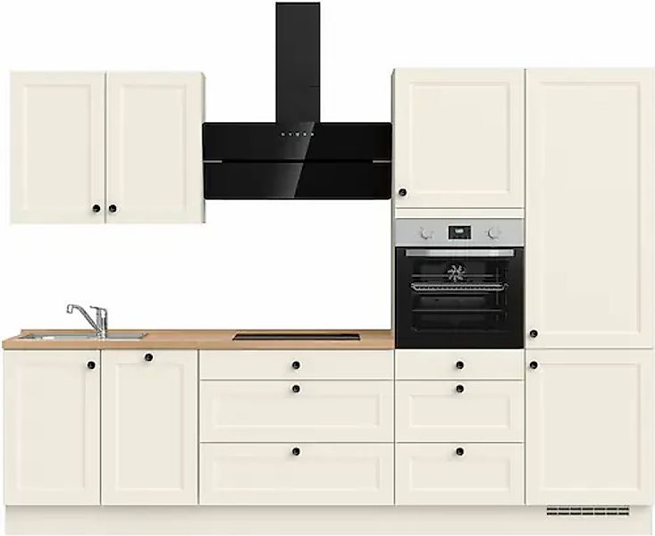 nobilia® Küchenzeile »"Cascada II"«, vormontiert, Breite 300 cm, Ausrichtun günstig online kaufen