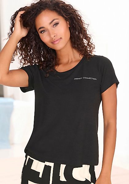 French Connection T-Shirt, mit kleinem Logoprint auf der Brust günstig online kaufen