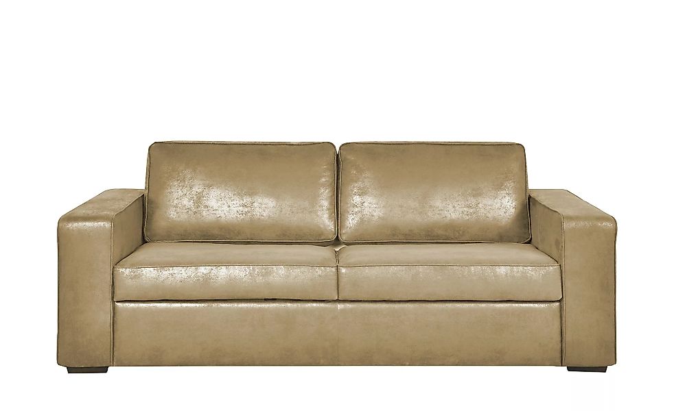 Schlafsofa - beige - 206 cm - 88 cm - 95 cm - Polstermöbel > Sofas > 3-Sitz günstig online kaufen