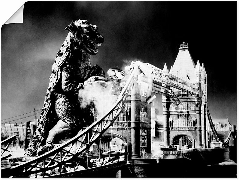 Artland Poster "Godzilla II", Stars, (1 St.), als Alubild, Leinwandbild, Wa günstig online kaufen