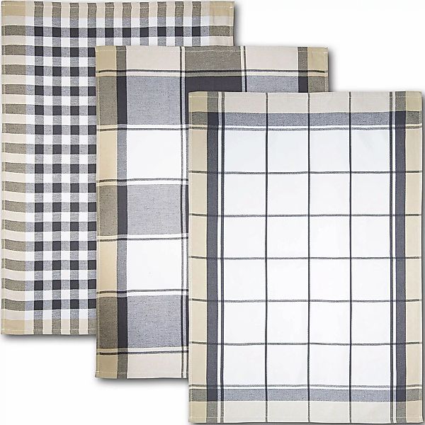 Dyckhoff Geschirrtuch »KARO, Maße je Tuch ca. 50x70 cm«, (Set, 6 tlg.), mit günstig online kaufen