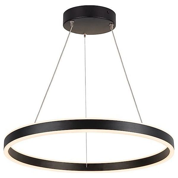 LED Pendelleuchte One in Schwarz 24W 830lm günstig online kaufen