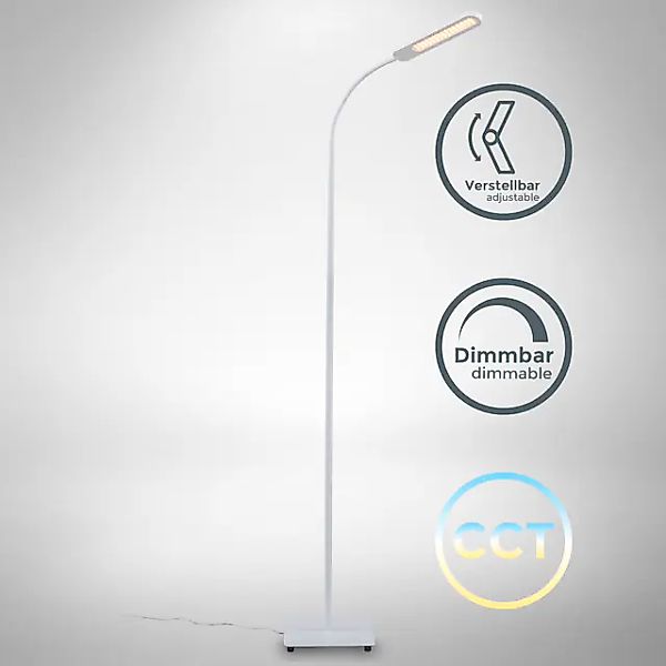 B.K.Licht LED Stehlampe mit Dimmfunktion, 1 x LED-Platine 6,5 Watt, 600lm, günstig online kaufen