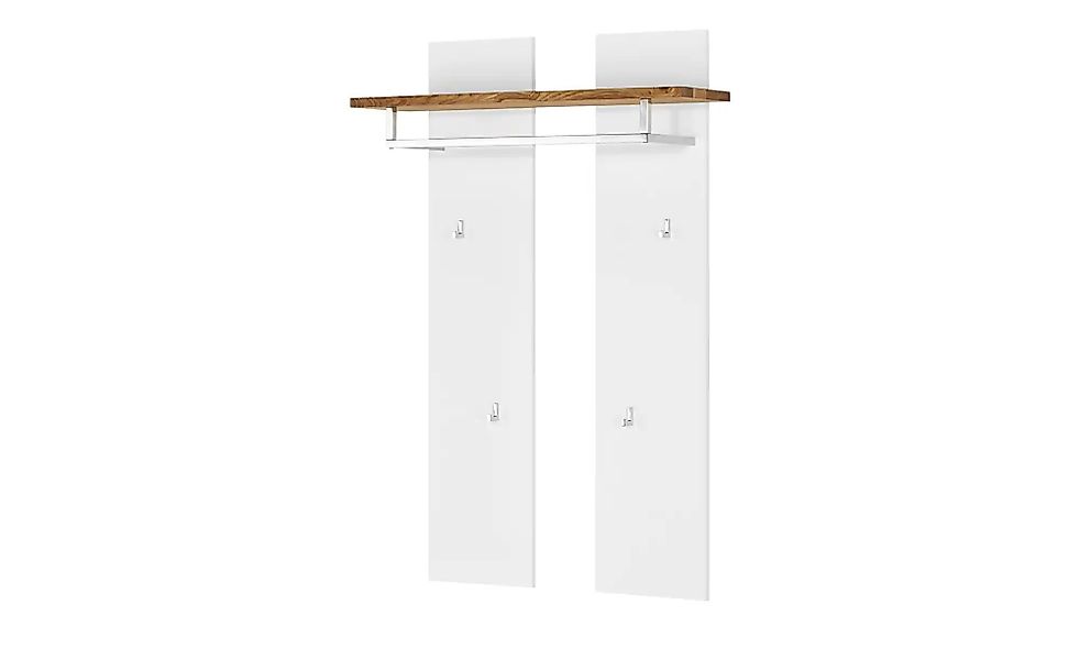 Garderobenpaneel  Fornico ¦ weiß ¦ Holzwerkstoff,Massivholz ¦ Maße (cm): B: günstig online kaufen