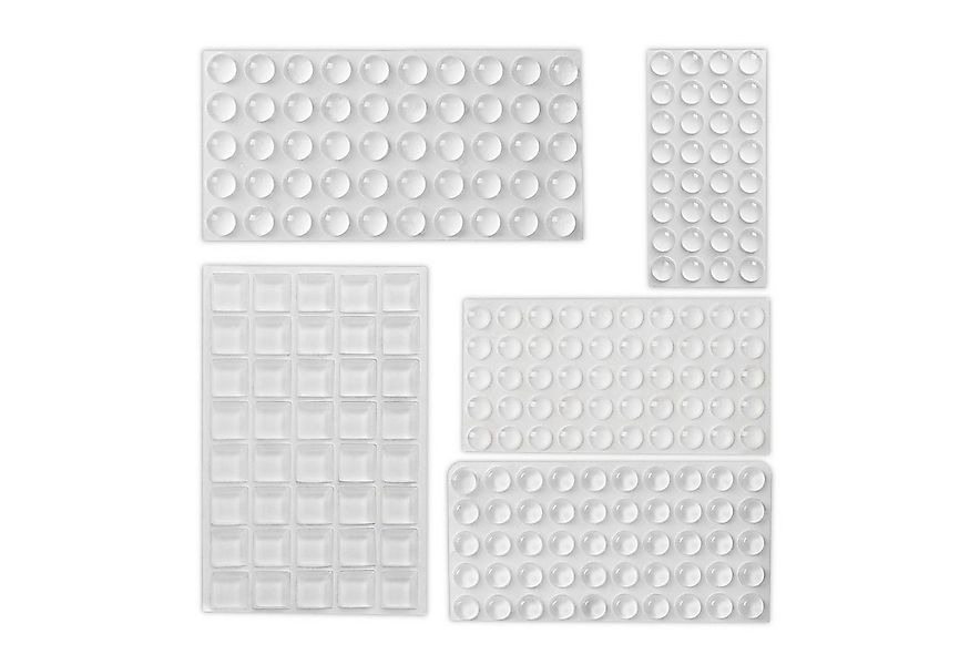 relaxdays Wandtürstopper Selbstklebende Gummipuffer 222er Set günstig online kaufen