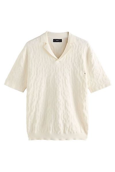 Next Poloshirt Strick-Polohemd mit offenem Kragen günstig online kaufen