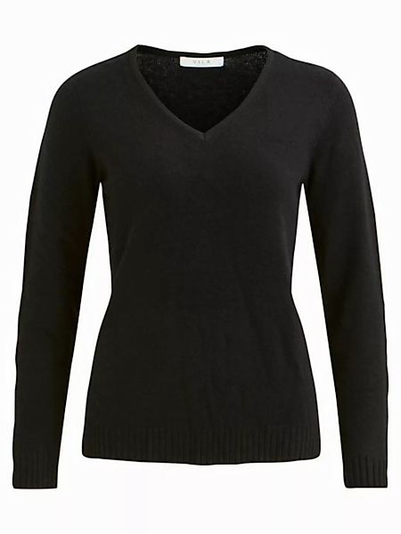 Vila V-Ausschnitt-Pullover VIRIL V-NECK L/S KNIT TOP - NOOS günstig online kaufen