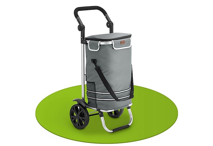 Juskys Einkaufstrolley 3in1, 56 l, mit 2 Rollen und Kühlfach, klappbar und günstig online kaufen