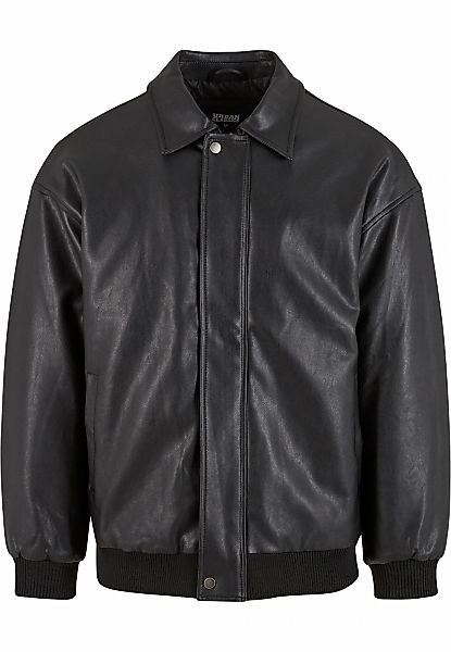 URBAN CLASSICS Lederjacke "Urban Classics Synthetic Leather Blouson" 1 Stk. günstig online kaufen