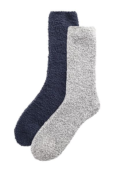 Next Kuschelsocken 2er-Pack Bequeme Bettsocken (2-Paar) günstig online kaufen
