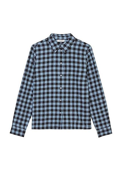 Marc O'Polo DENIM Langarmbluse aus Flanell, modisch kariert, A-Shape günstig online kaufen