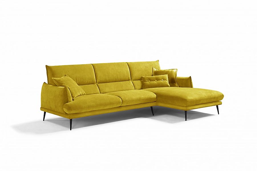 Egoitaliano Ecksofa "FUNNY, hochwertiges und aktuelles Design, bequeme Rück günstig online kaufen