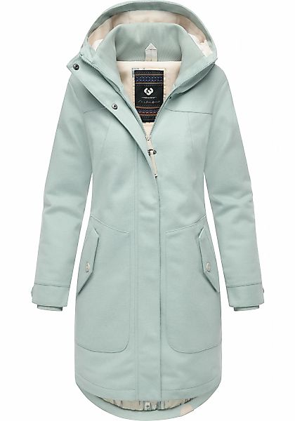 Ragwear Wintermantel "Jannisa Coat", Klassischer Damen Kurzmantel mit Kapuz günstig online kaufen