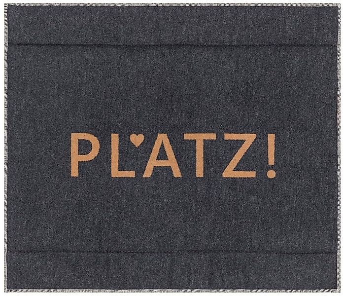 DAVID FUSSENEGGER Hundematte 'Platz!' Anthrazit günstig online kaufen