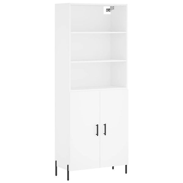 vidaXL Highboard Weiß 69,5x34x180 cm Holzwerkstoff 3189261 günstig online kaufen