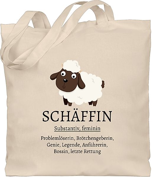 Shirtracer Umhängetasche Schäffin substantiv, Geschenk Chefin, günstig online kaufen