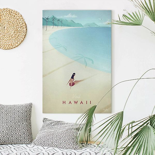 Leinwandbild Reiseposter - Hawaii günstig online kaufen