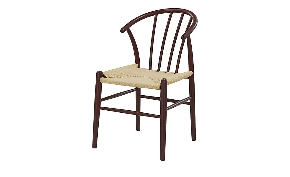 Esszimmerstuhl aus Eichenholz Sandro ¦ rot ¦ Maße (cm): B: 53 H: 81 T: 55.0 günstig online kaufen