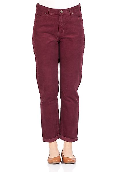 Lee Damen Jeans Mom - Straight Relaxed Fit - Rot - Burgundy günstig online kaufen