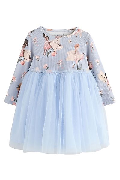 Next Partykleid Mesh-Partykleid mit langen Ärmeln günstig online kaufen