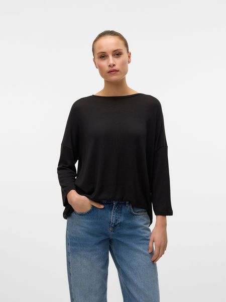 Vero Moda Rundhalspullover VMBRIANNA 3/4 PULLOVER günstig online kaufen