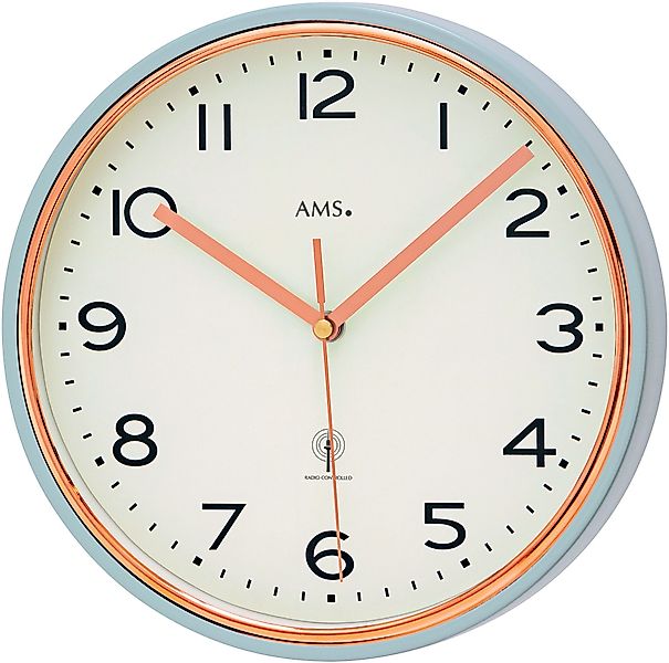 AMS Funkwanduhr F5508 (Quarzuhr,Wohnzimmer,Esszimmer,Küche,Arbeitszimmer,Bü günstig online kaufen