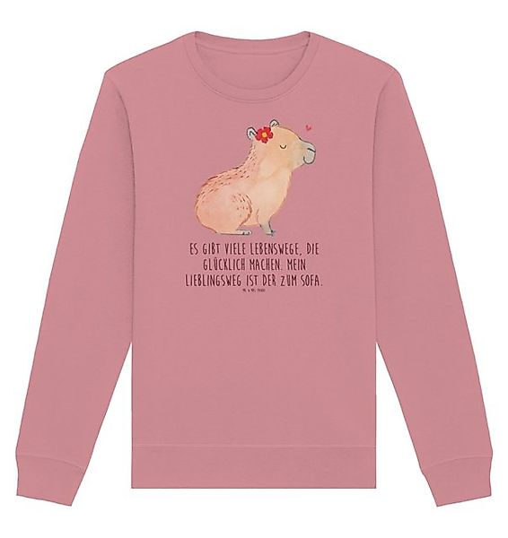 Mr. & Mrs. Panda Longpullover Capybara Blume Größe M - Canyon Pink - Gesche günstig online kaufen