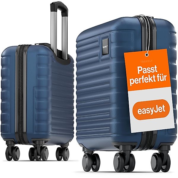 Travely Koffer Polycarbonat Handgepäck Koffer 45x36x20cm günstig online kaufen