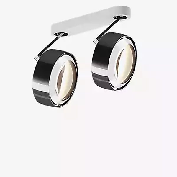 Occhio Più Alto 3d Doppio Volt S40 Strahler LED 2-flammig, Kopf chrom glänz günstig online kaufen