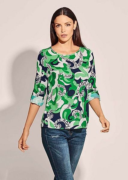 MADELEINE Kurzarmbluse Statement-Bluse mit Städteprint günstig online kaufen