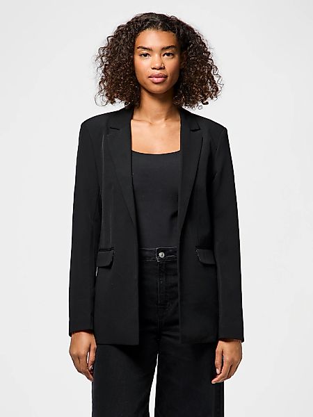 pieces Longblazer "PCBOZZY LS DETAIL BLAZER NOOS BC", mit Leo Futter günstig online kaufen