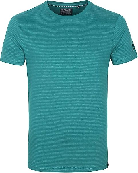 Petrol T Shirt Streifen Grun - Größe XXL günstig online kaufen
