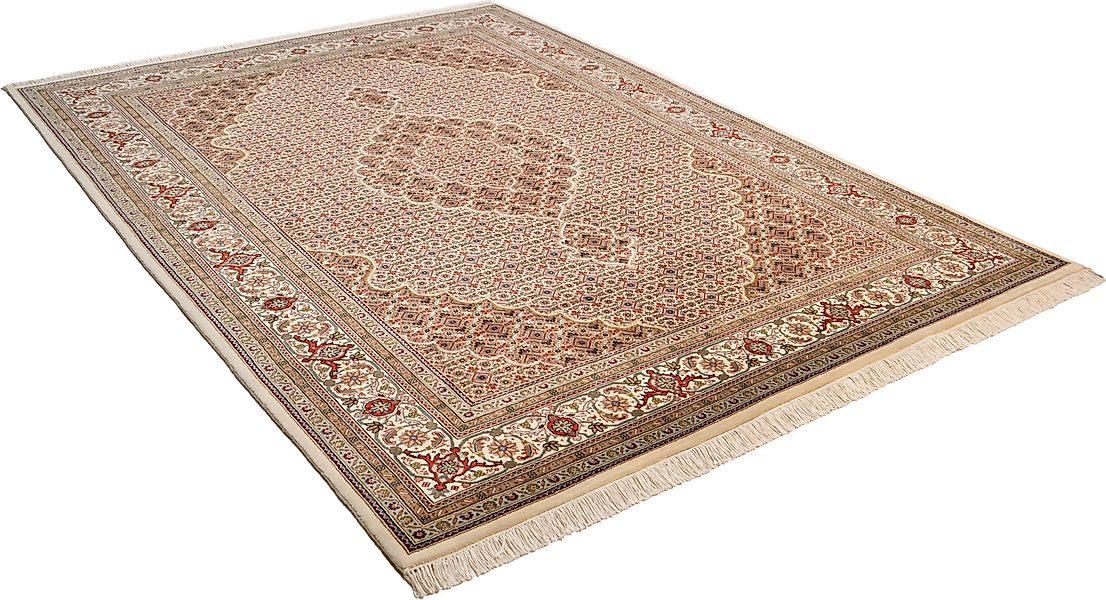 THEKO Orientteppich »Mahi Tabriz«, rechteckig, 12 mm Höhe, handgeknüpft, Ma günstig online kaufen