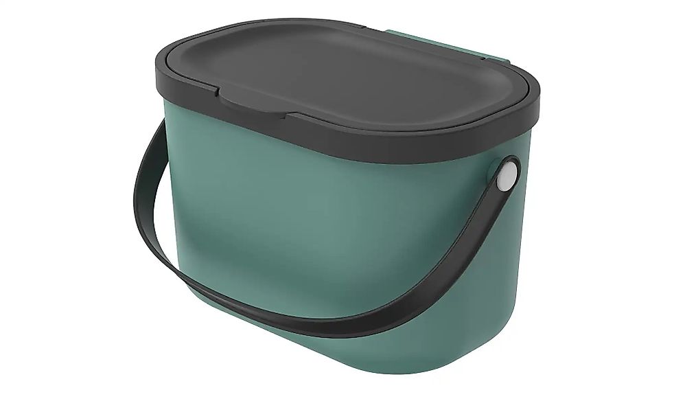 Rotho Müllsystem  Albula ¦ grün ¦ Kunststoff ¦ Maße (cm): B: 22,2 H: 17,2 T günstig online kaufen
