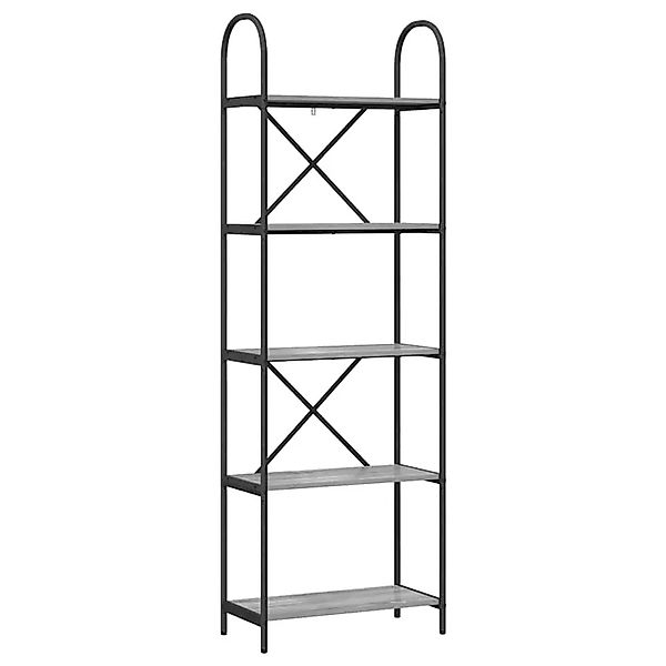 vidaXL Bücherregal Graues Sonoma 60 x 30 x 183 cm Holzwerkstoff 879908 günstig online kaufen