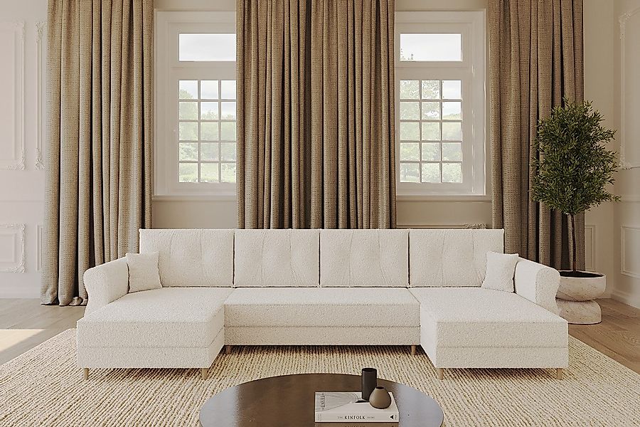 ALTDECOR Wohnlandschaft APOL-U, Couch mit Schlaffunktion, günstig online kaufen