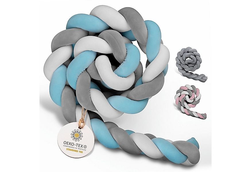 Amandi Bettnestchen - Bettschlange - 2m Bettumrandung fürs Babybett - labor günstig online kaufen