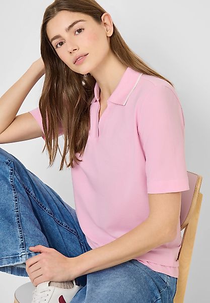 Cecil Poloshirt in Unifarbe günstig online kaufen