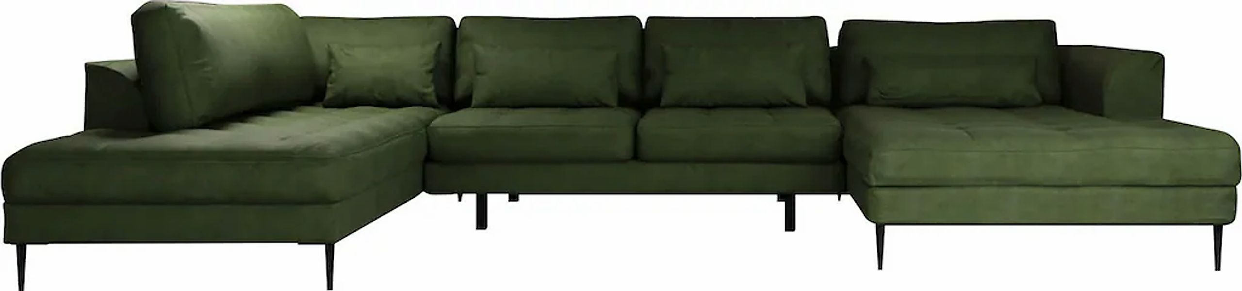 TRENDMANUFAKTUR Wohnlandschaft »Luzi, gemütliches Sofa, extra viel Platz, v günstig online kaufen