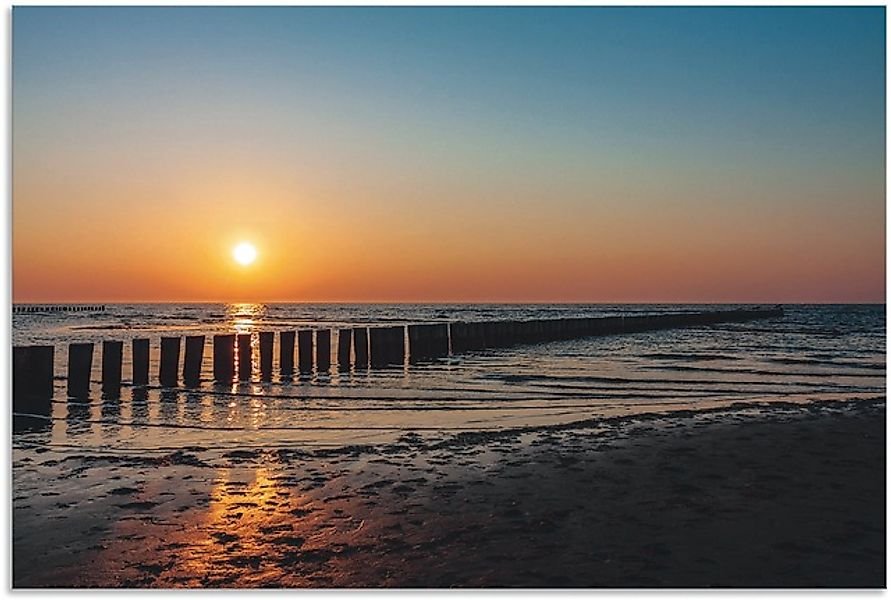 Artland Wandbild »Sonnenuntergang an Ostsee Insel Poel«, Bilder vom Sonnenu günstig online kaufen