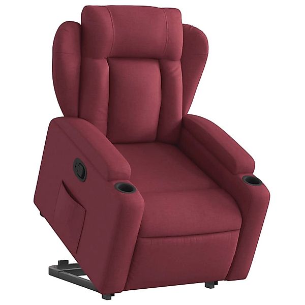 vidaXL Relaxsessel mit Aufstehhilfe Weißrot Stoff Modell 8 günstig online kaufen