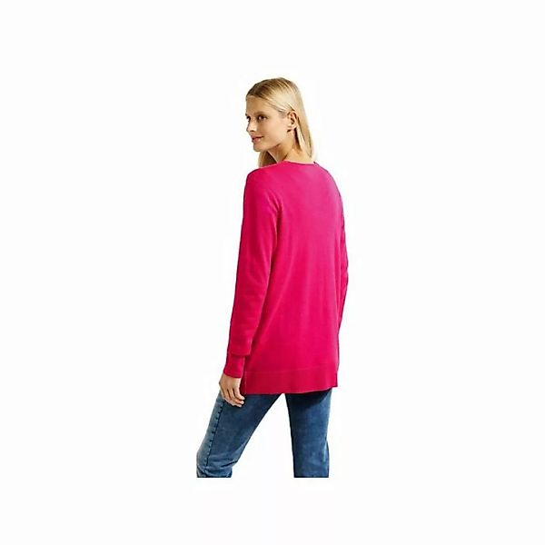 Cecil Strickjacke pink passform textil (1-tlg) günstig online kaufen