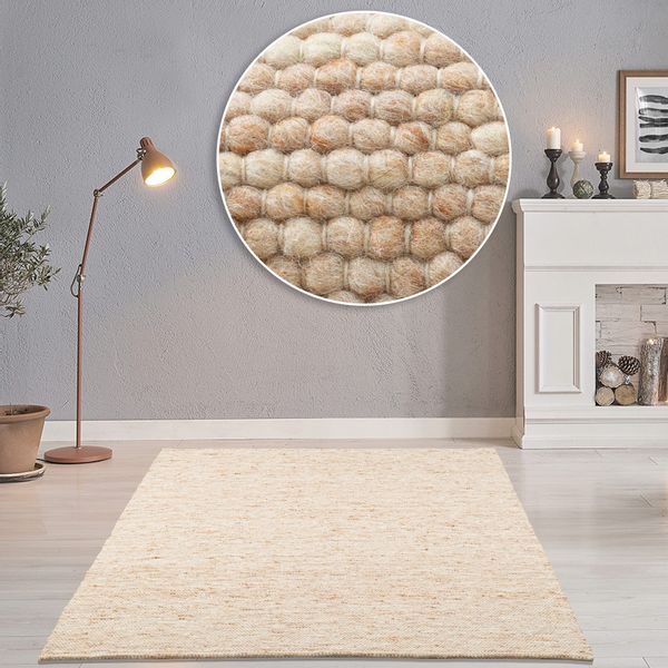 THEKO Wollteppich "Alpen" rechteckig 12 mm Höhe handgewebter Wendeteppich, günstig online kaufen