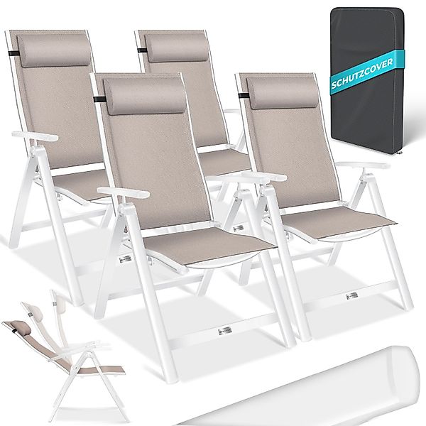 KESSER Gartenstuhl (4 St), Hochlehner mit günstig online kaufen